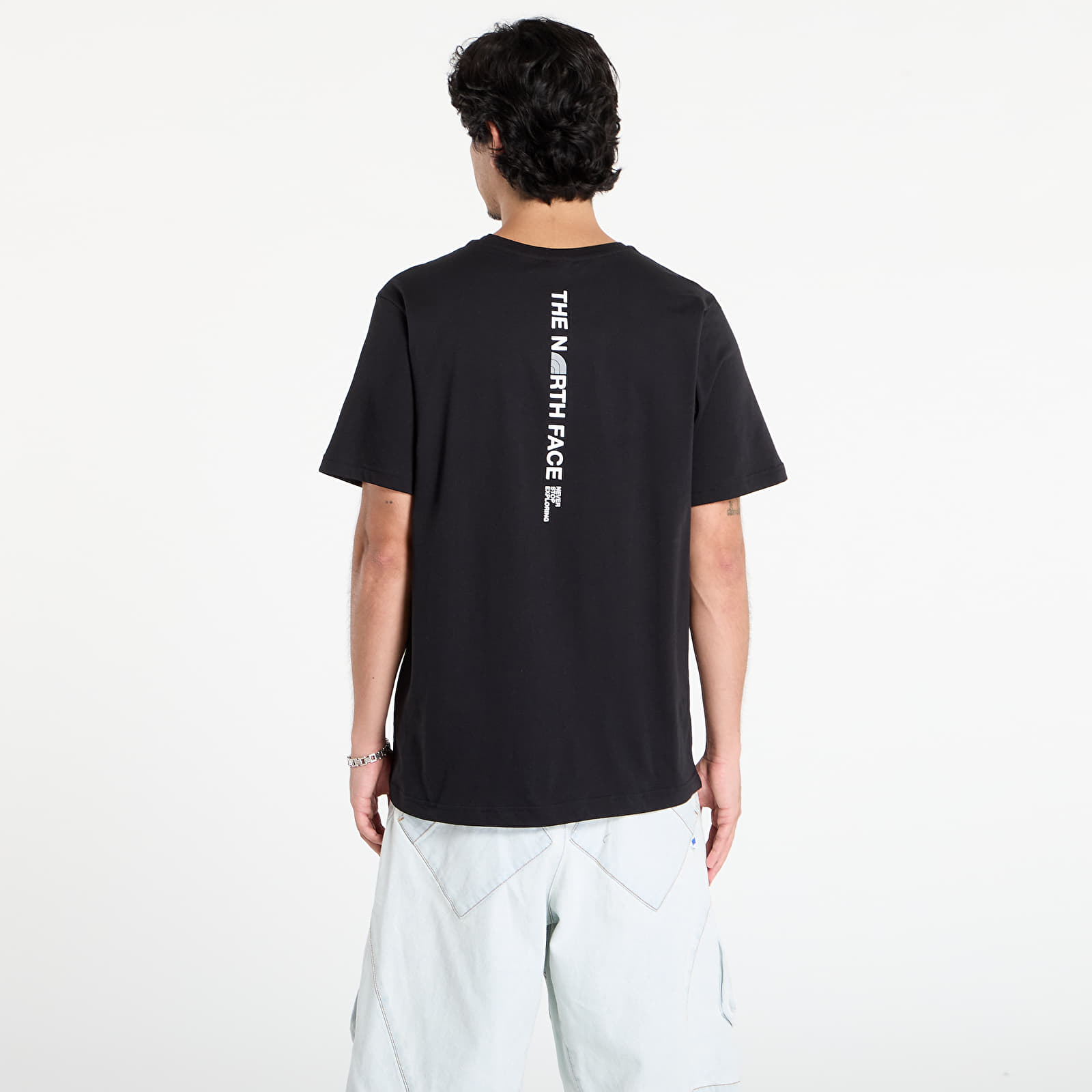 Ανδρικά μπλουζάκια The North Face M Vertical Logo Ss Tee TNF Black