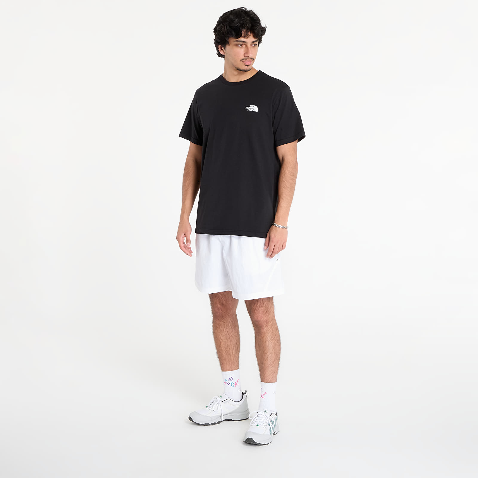 Men's T-shirts The North Face M Mountain Sketch Ss Tee TNF Black