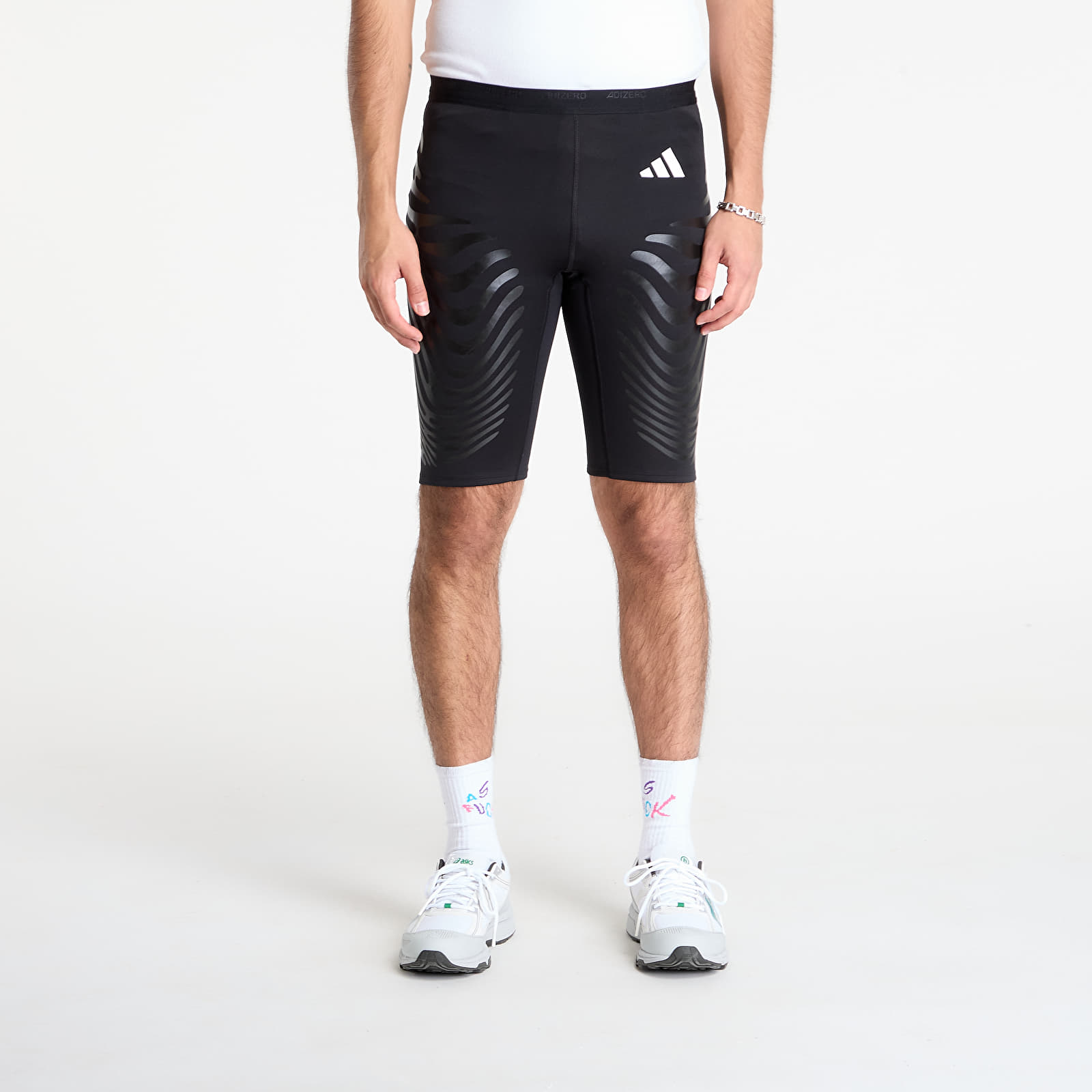 Men's shorts adidas Adizero Control Running Short Leggings Black