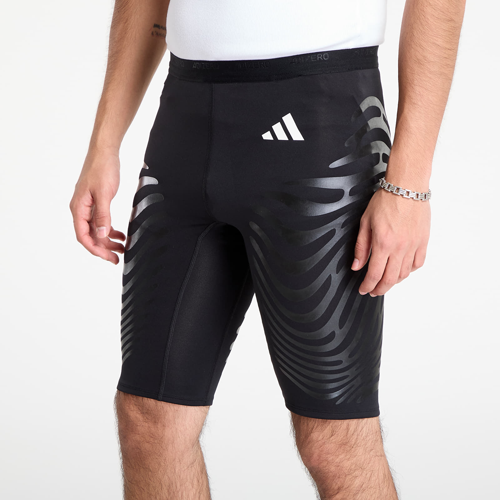 Men's shorts adidas Adizero Control Running Short Leggings Black