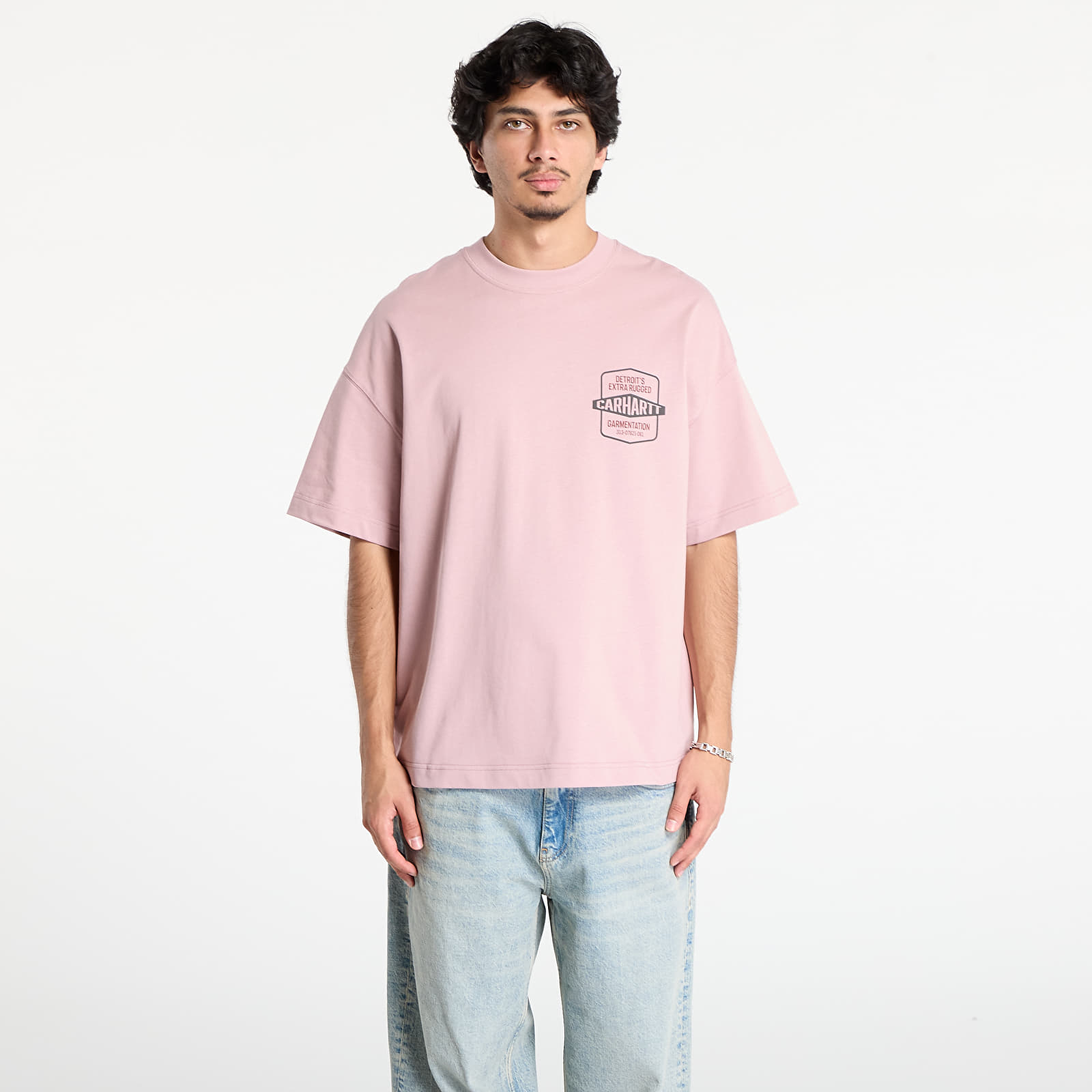 Men's T-shirts Carhartt WIP S/S Networks T-Shirt UNISEX Glassy Pink