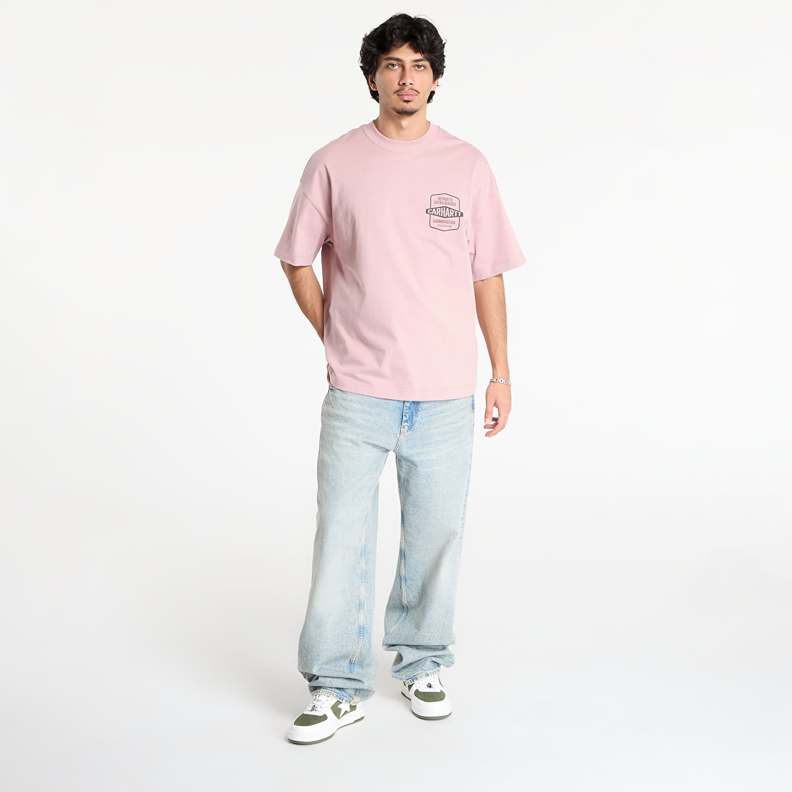 Men's T-shirts Carhartt WIP S/S Networks T-Shirt UNISEX Glassy Pink