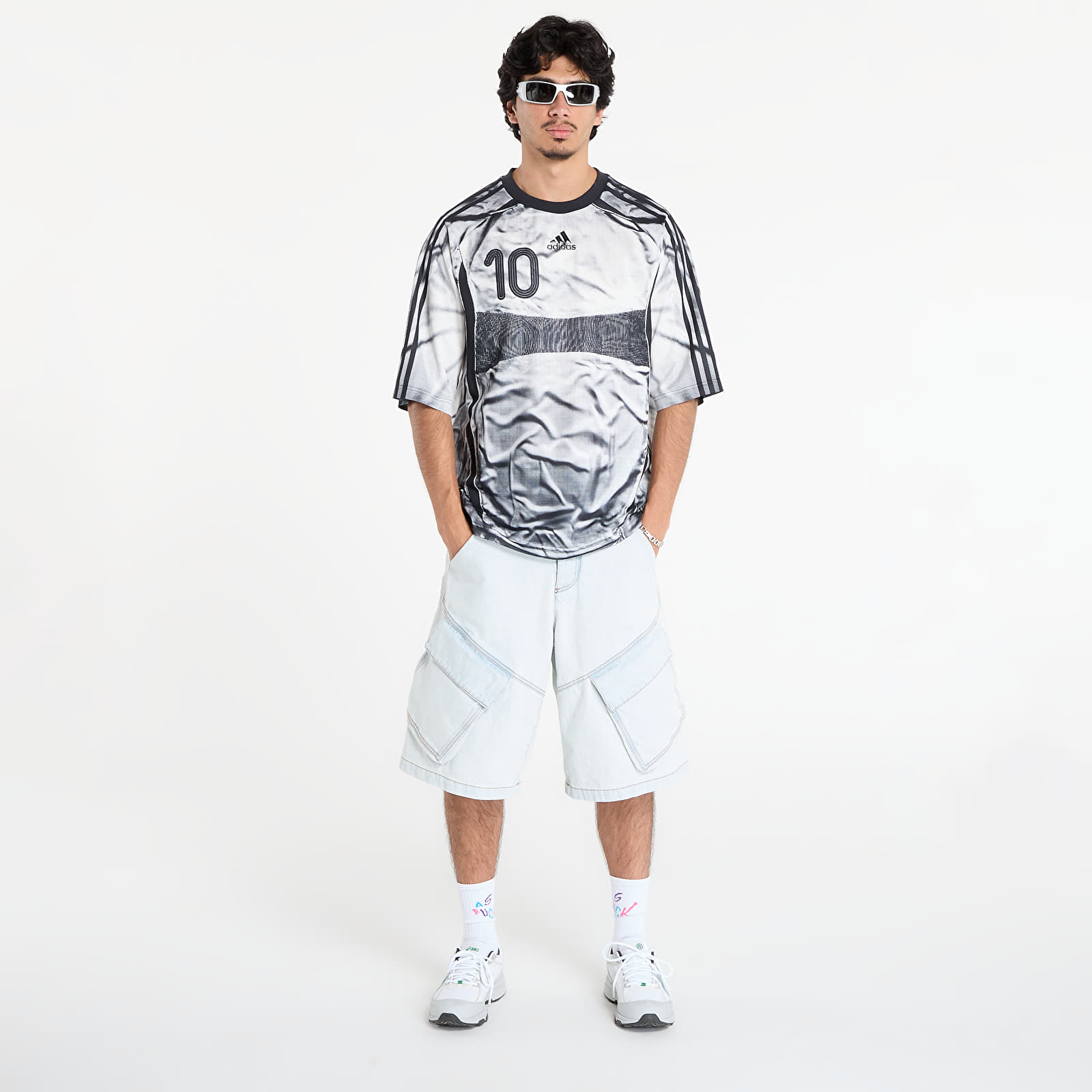 Men's T-shirts adidas Adilenium Season 4 Teamgeist Printed Jersey White