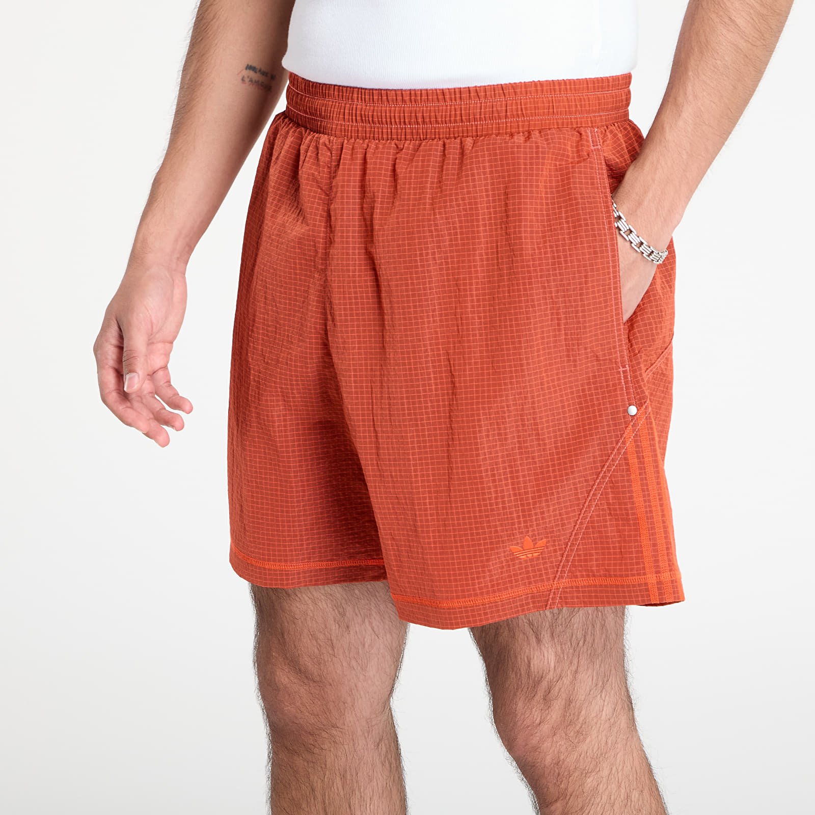 Men's shorts adidas x OG LA Long Beach Nylon Short UNISEX Semi Lucid Red