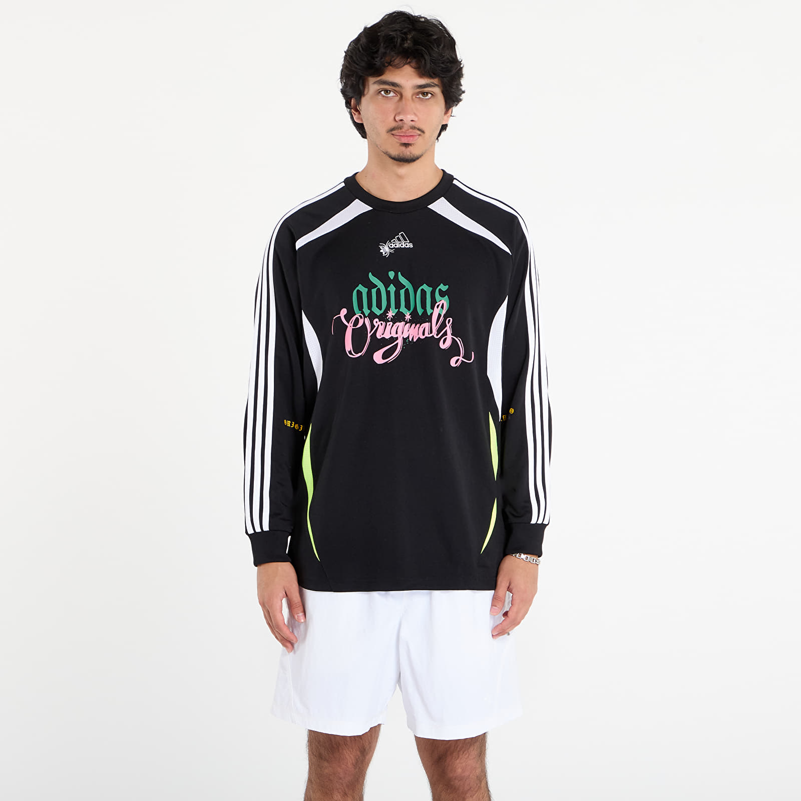 Men's T-shirts adidas Spiders Goalkeeper Loose Long-sleeve Top White