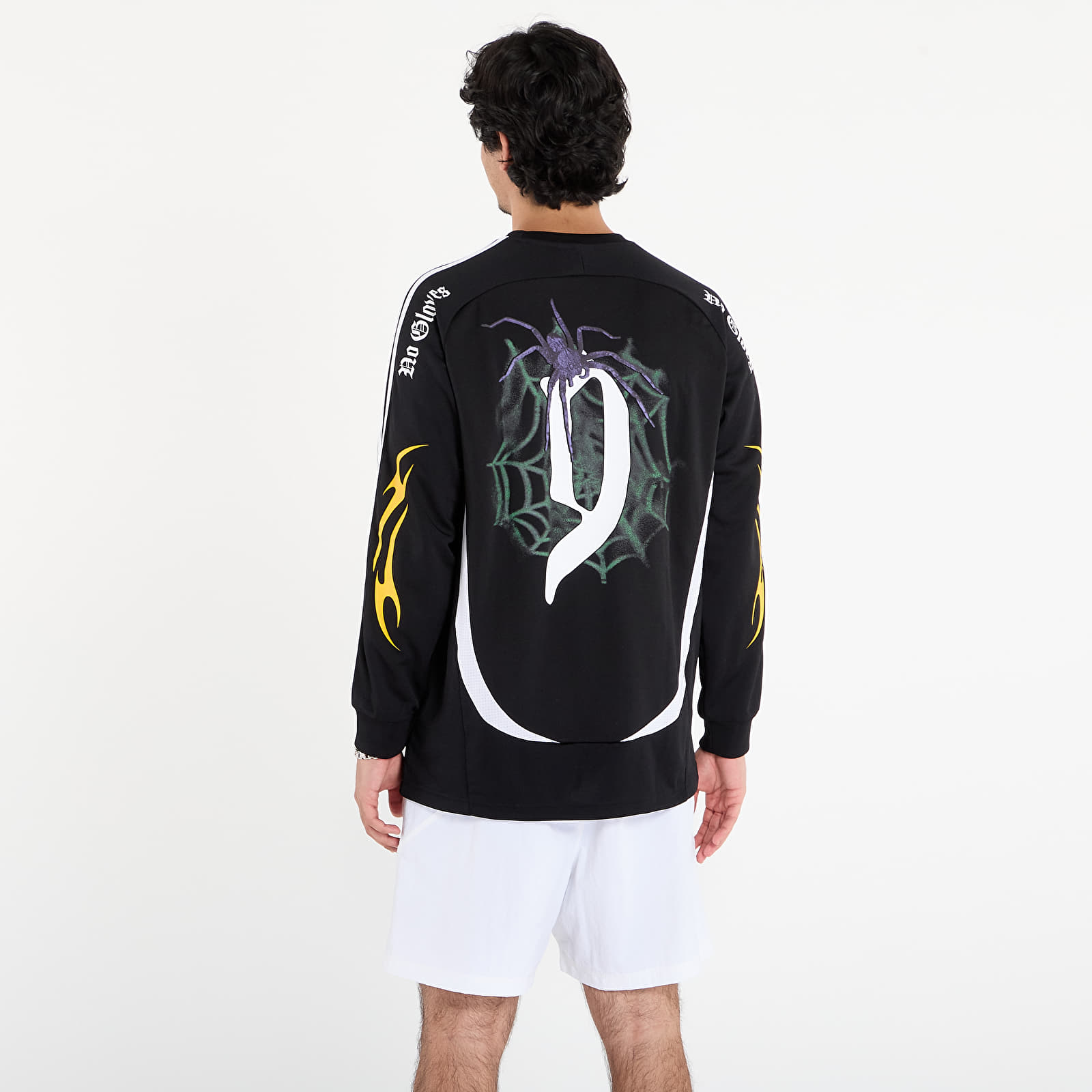 Men's T-shirts adidas Spiders Goalkeeper Loose Long-sleeve Top White