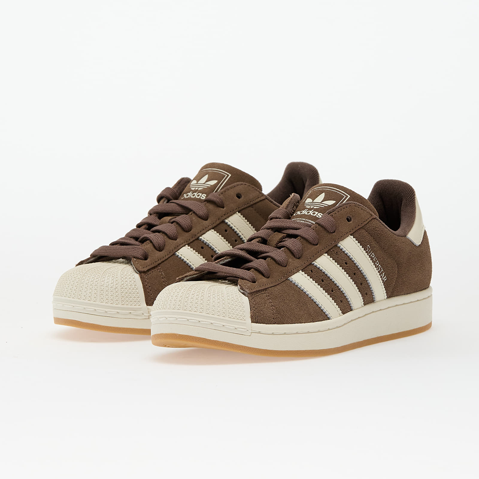 Women's sneakers and shoes adidas Superstar II W Earth Strata/ Off White/ Off White