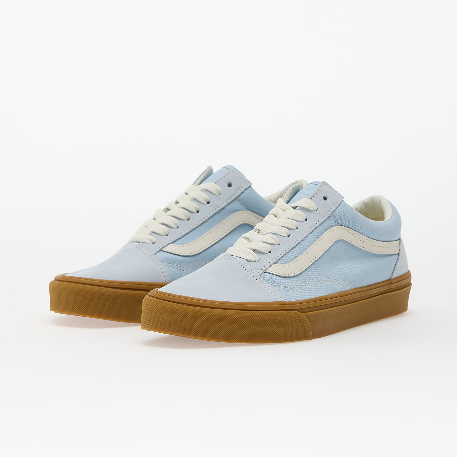 Men's sneakers and shoes Vans Old Skool Light Blue/ Gum
