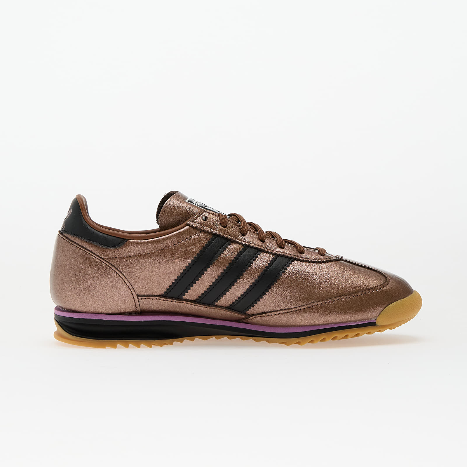 Women's sneakers and shoes adidas SL 72 Og Preloved Brown/ Core Black/ Gum 1