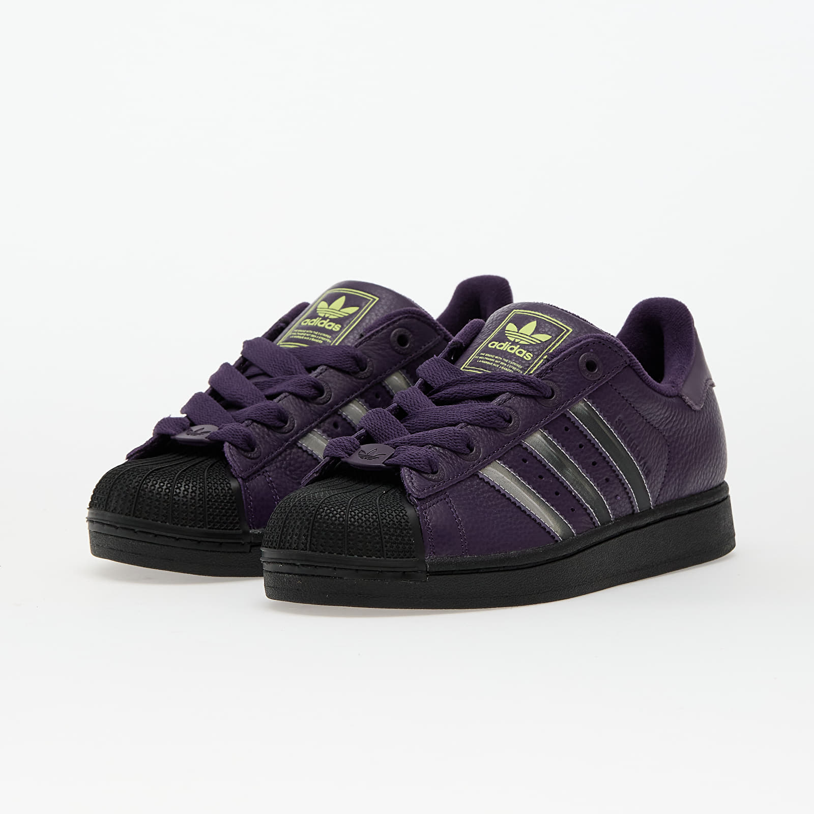 Women's sneakers and shoes adidas Superstar II W Aura Plum/ Metallic Silver/ Ashpur
