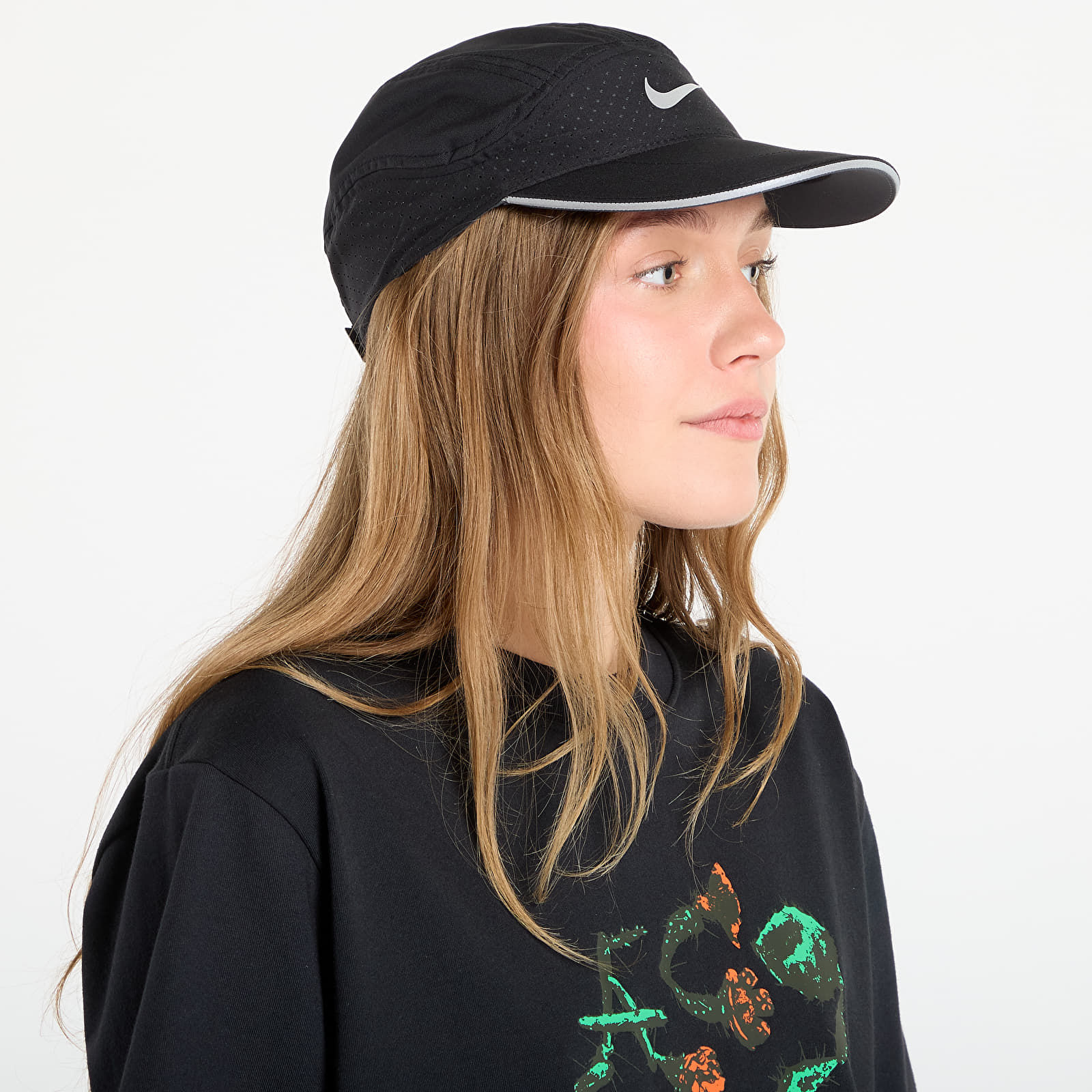 Men's caps Nike Dri-FIT ADV Fly Unstructured Reflective Cap Black/ Anthracite/ Reflective Silv