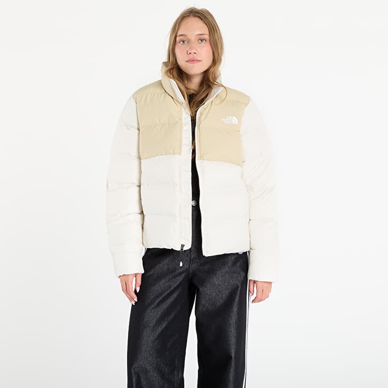 Pūkinė striukė The North Face W Saikuru Jacket Gravel/ White Dune