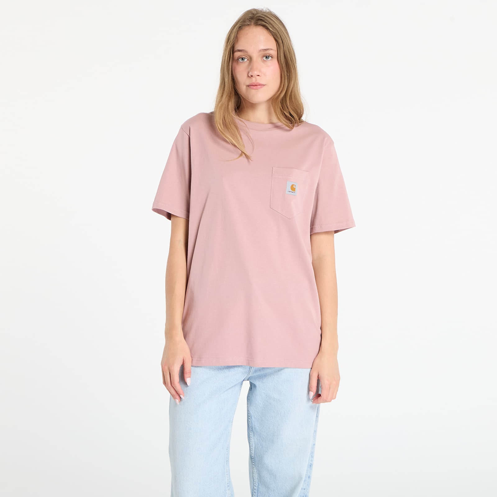 T-shirt Carhartt WIP S/S Pocket T-Shirt UNISEX Glassy Pink M