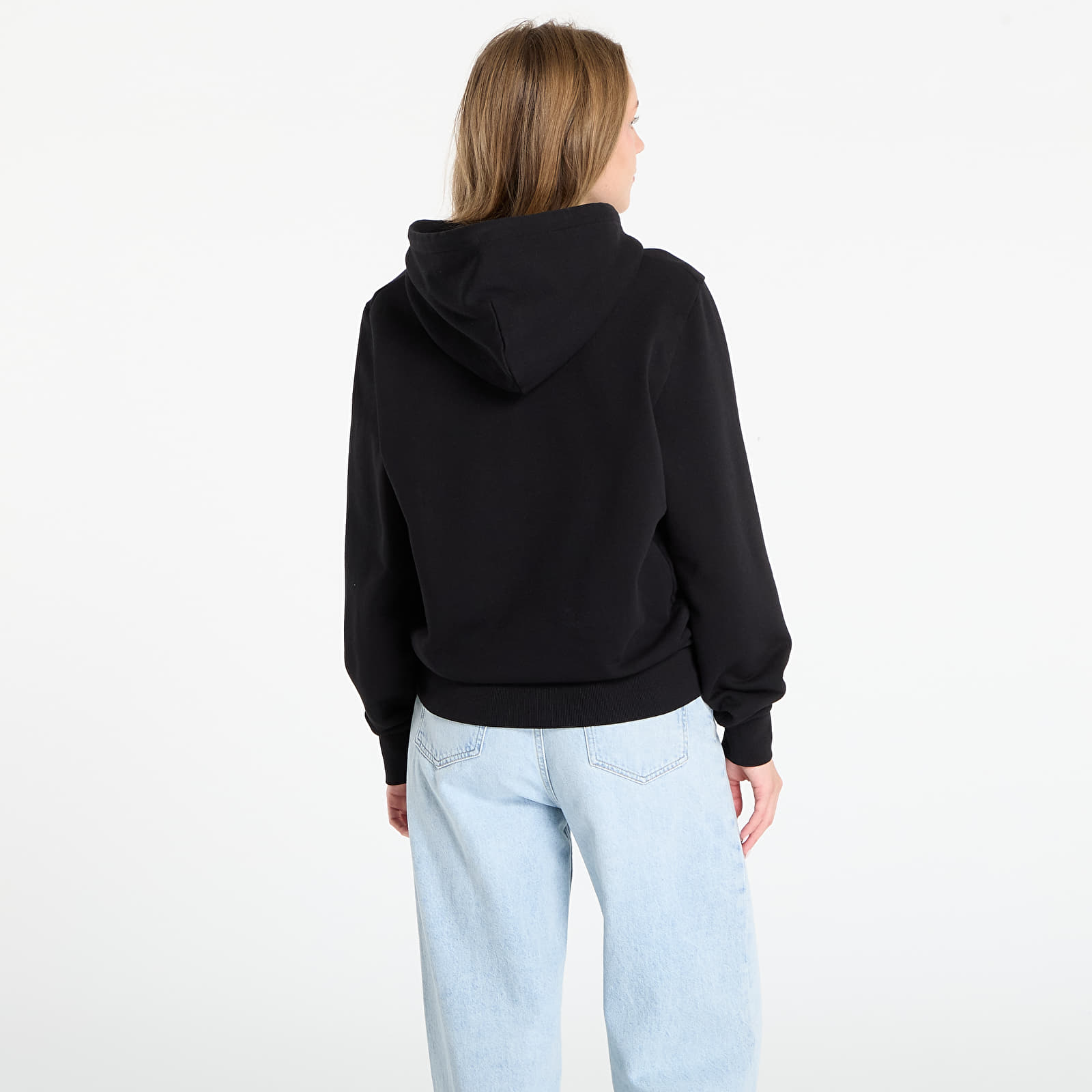 Men's sweatshirts Carhartt WIP Hooded Script Embroidery Sweat UNISEX Black/ White