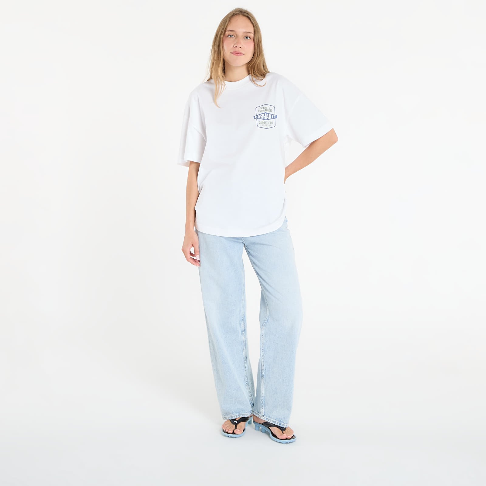 Men's T-shirts Carhartt WIP S/S Networks T-Shirt UNISEX White
