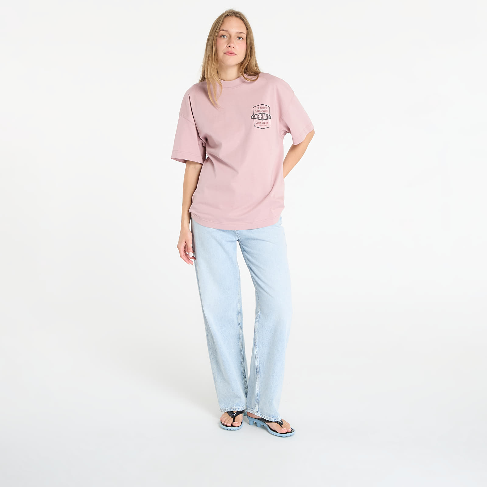 Men's T-shirts Carhartt WIP S/S Networks T-Shirt UNISEX Glassy Pink