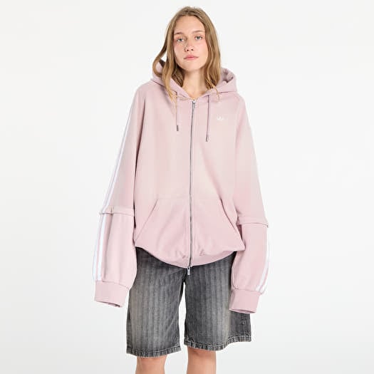 Sweatshirt adidas Adilenium Season 4 Teamgeist Washed Oversized Full-Zip Hoodie New Rose/ Dove Grey