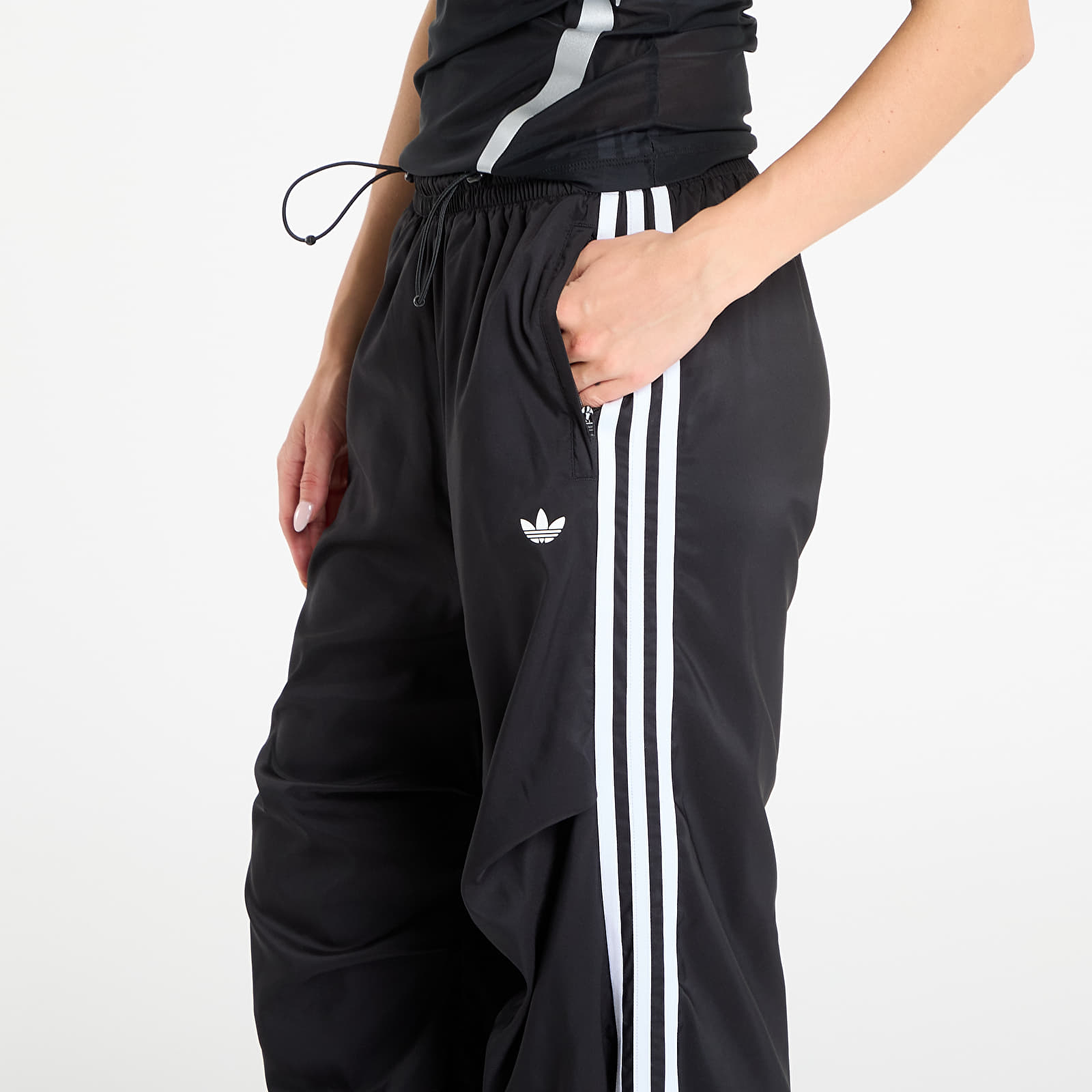 Women's Trousers adidas Adilenium Season 4 Teamgeist Ruffle Track Pants Black
