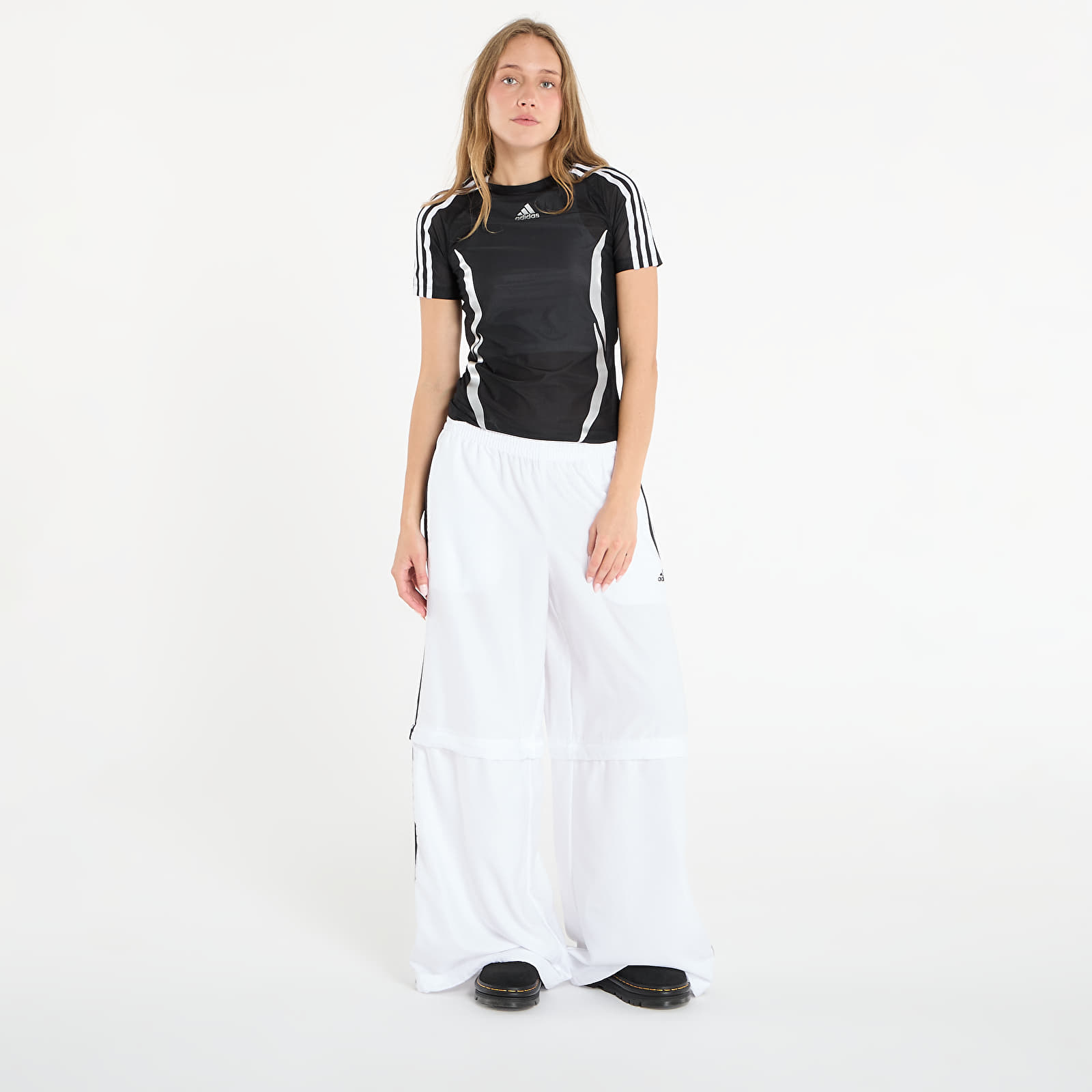 Women's Trousers adidas Adilenium Season 4 Teamgeist Oversized Track Pants White