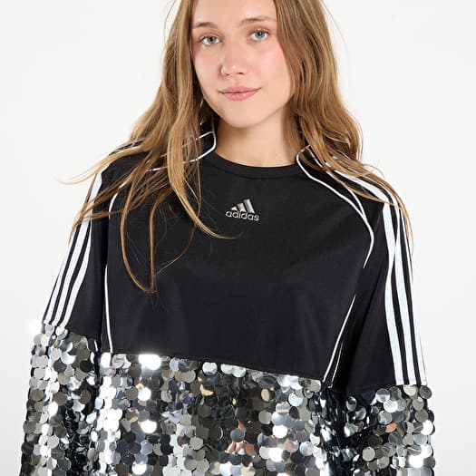 adidas Adilenium Season 4 Teamgeist Sequins Mini Dress Black | Queens