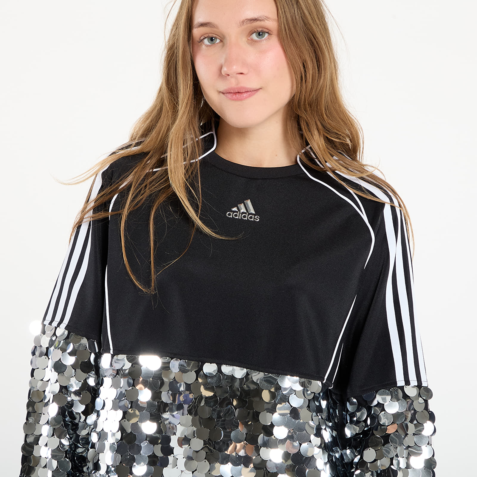 Women's dresses adidas Adilenium Season 4 Teamgeist Sequins Mini Dress Black