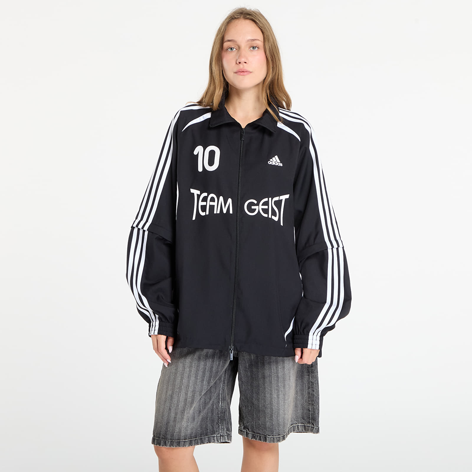 Women's jackets adidas Adilenium Season 4 Teamgeist Oversized Track Top Black