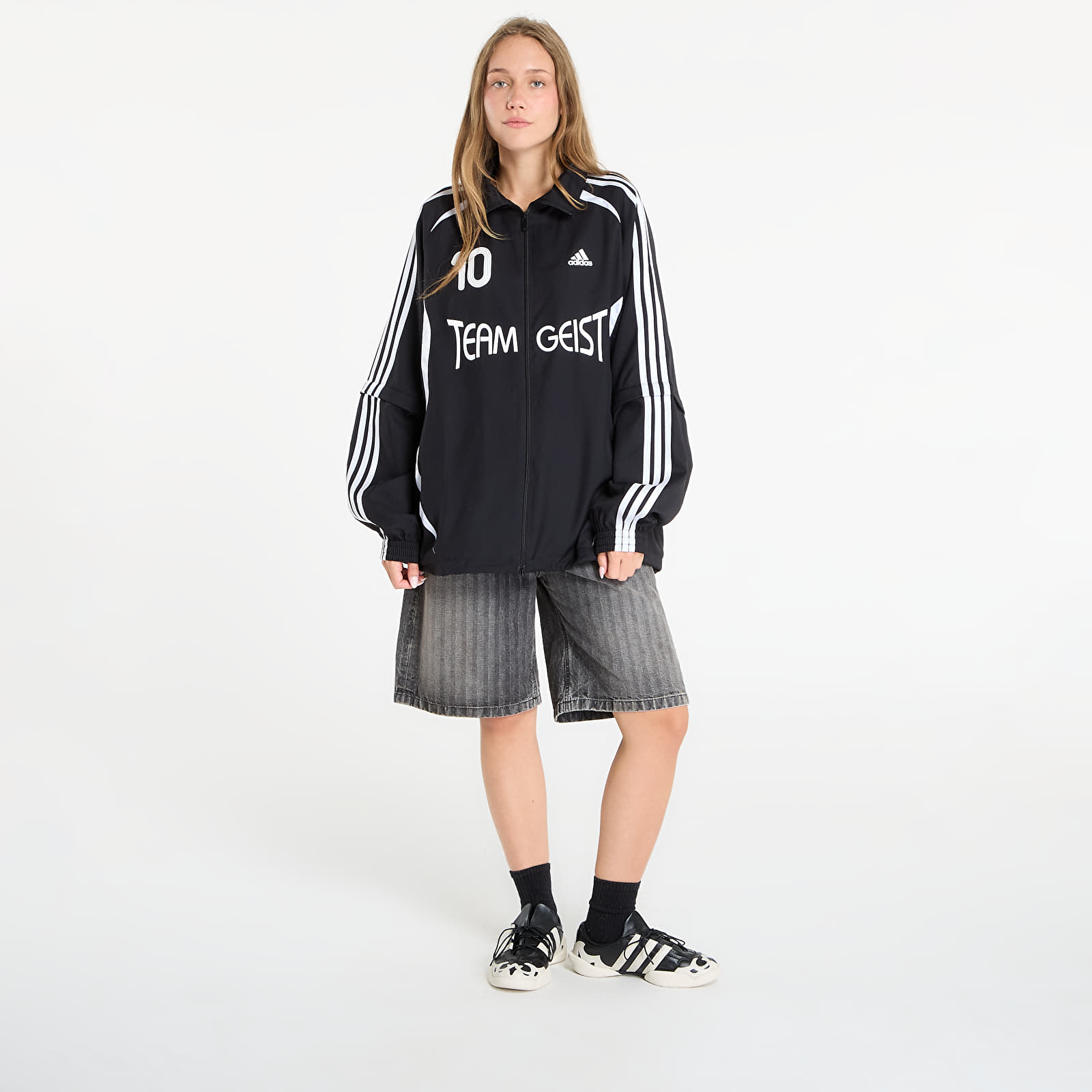 Women's jackets adidas Adilenium Season 4 Teamgeist Oversized Track Top Black