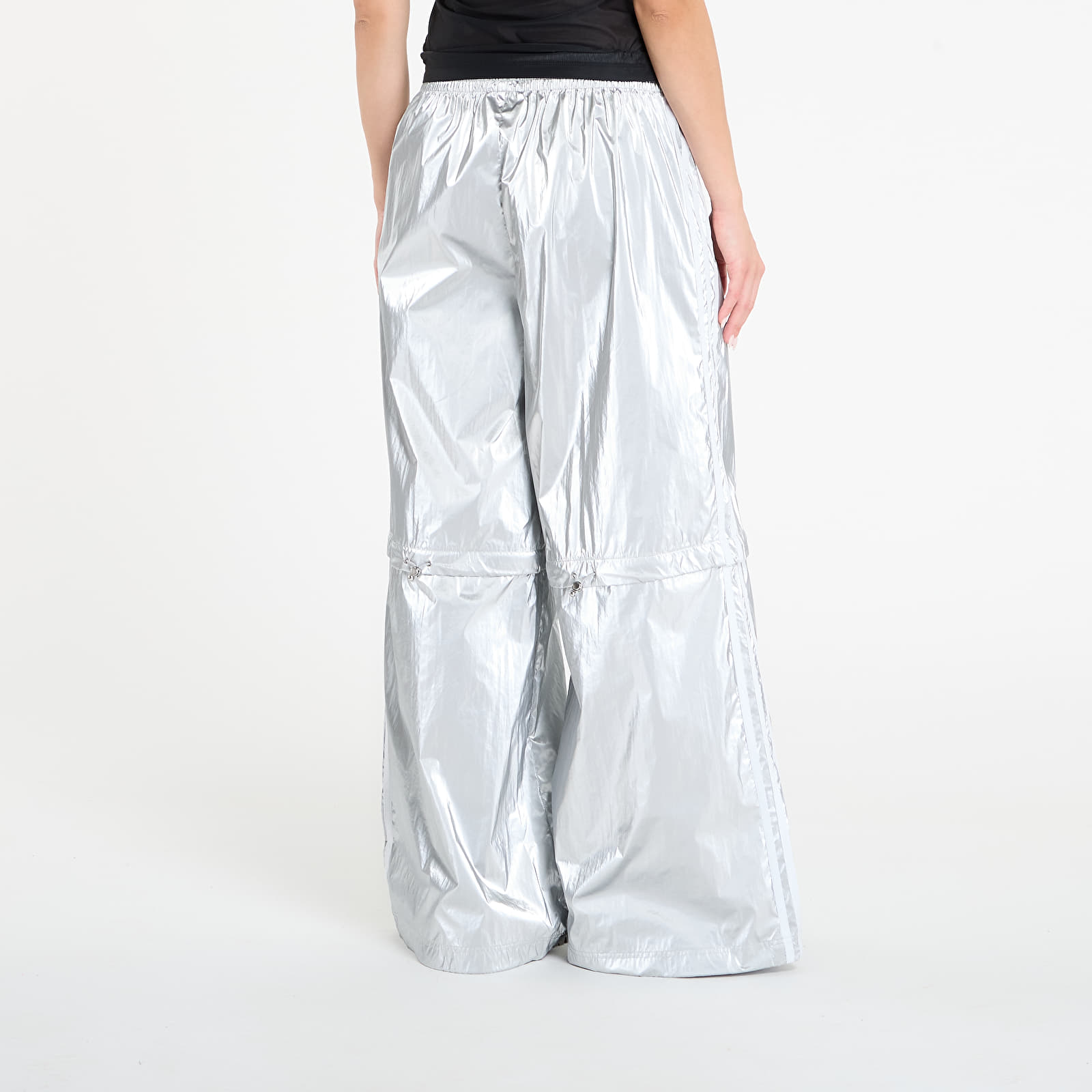 Women's Trousers adidas Adilenium Season 4 Teamgeist Oversized Silver Track Pants Silver Met.