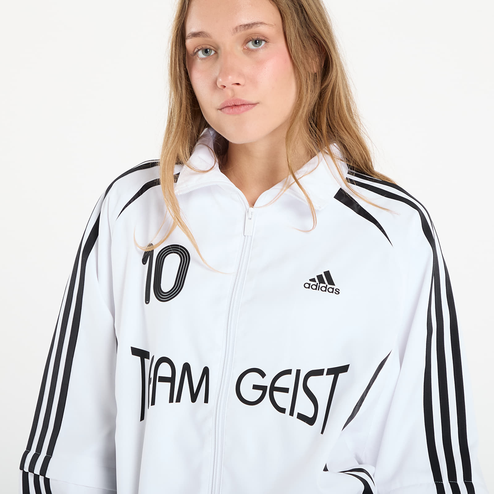 Γυναικεία σακάκια adidas Adilenium Season 4 Teamgeist Oversized Track Top White