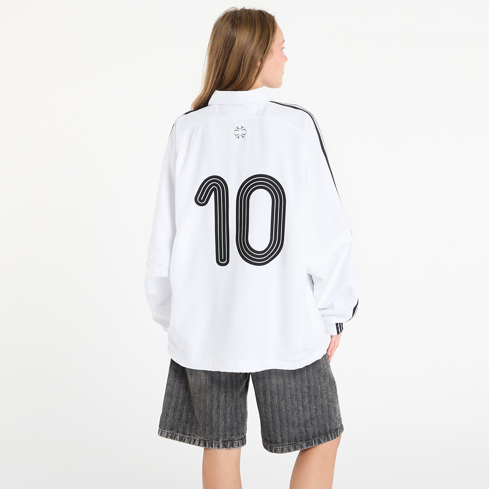 Γυναικεία σακάκια adidas Adilenium Season 4 Teamgeist Oversized Track Top White
