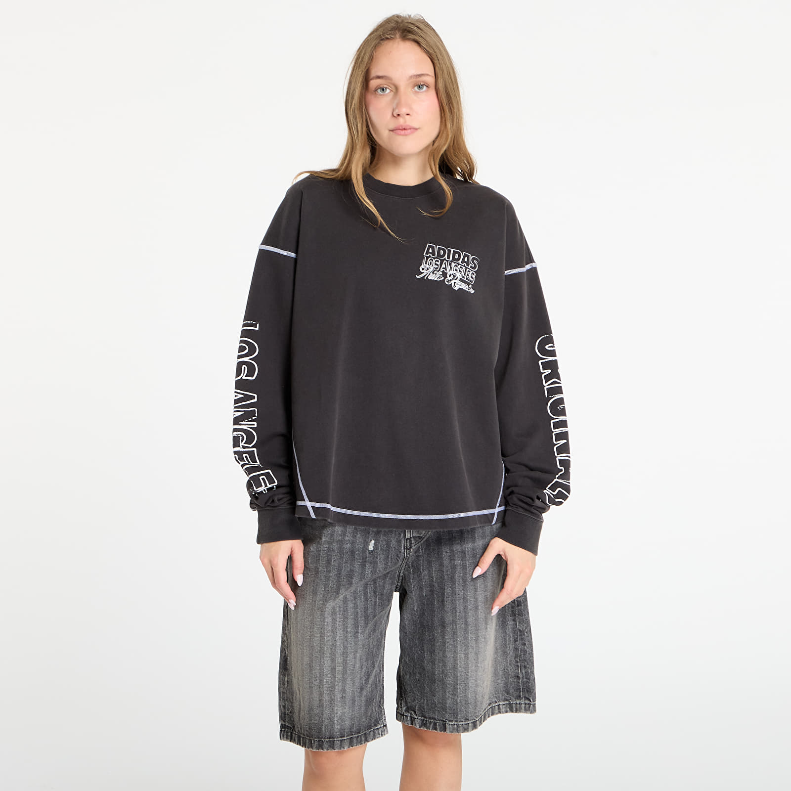 Men's T-shirts adidas x OG LA Wilshire Longsleeve T-Shirt UNISEX Black