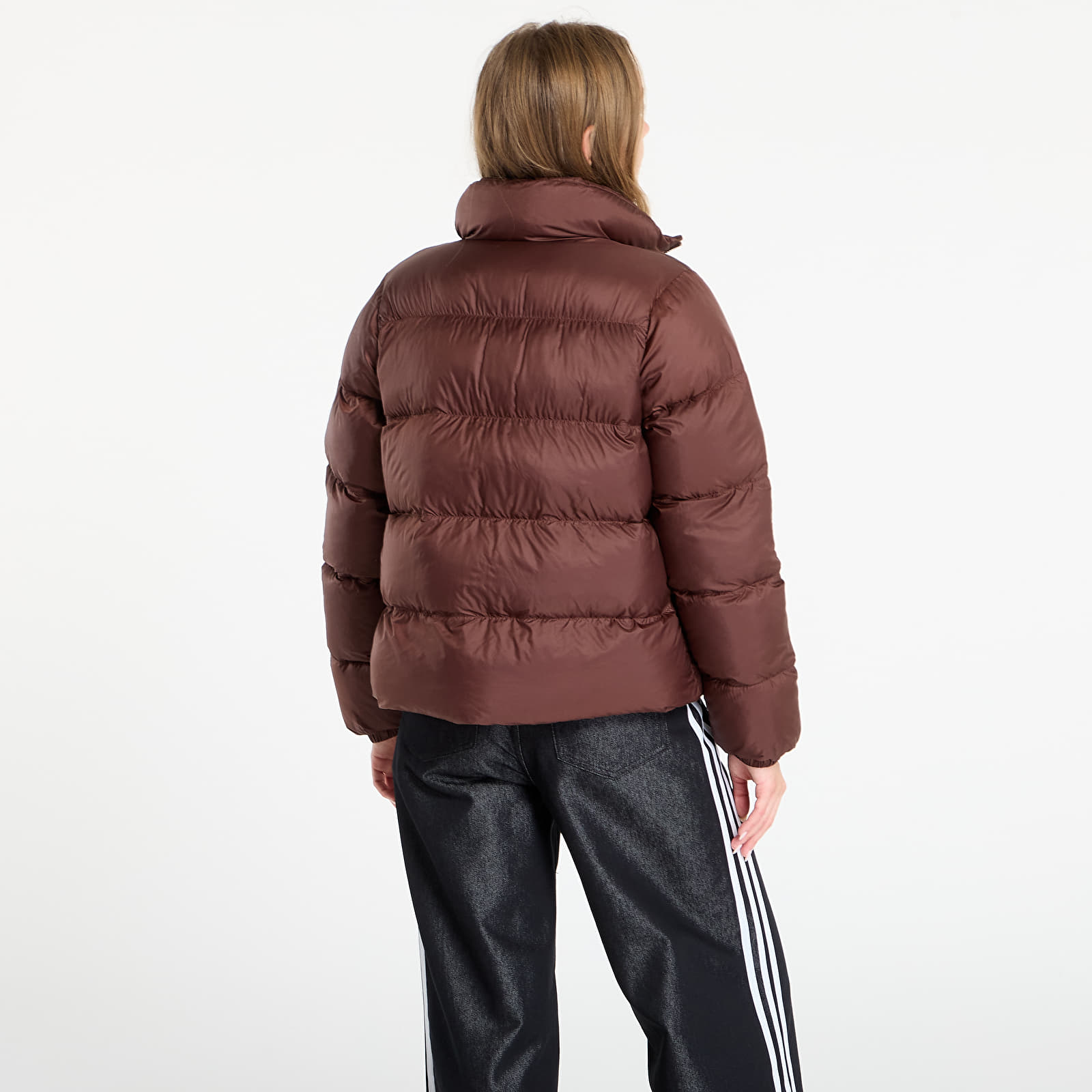 Women's Down Jackets adidas Adicolor Short Puffer Jacket Auburn
