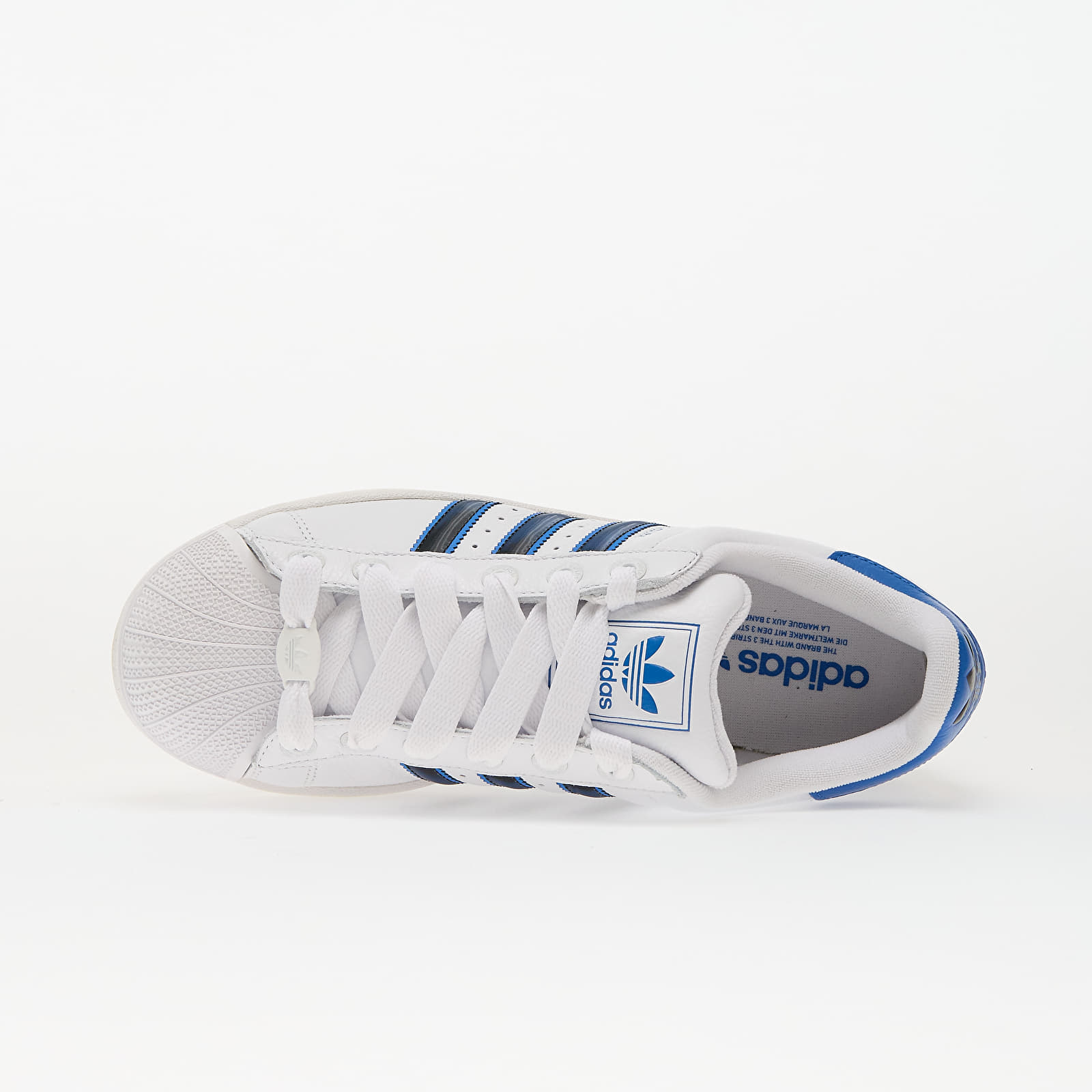 Men's sneakers and shoes adidas Superstar II Ftw White/ Bright Royal/ Core Black