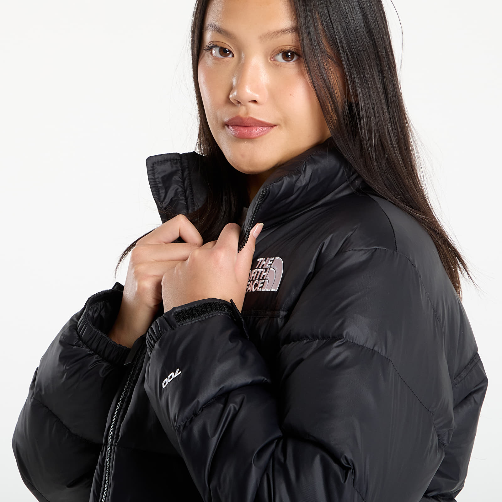 Γυναικεία down τζάκετ The North Face W Nuptse Short Jacket TNF Black/ TNF Black