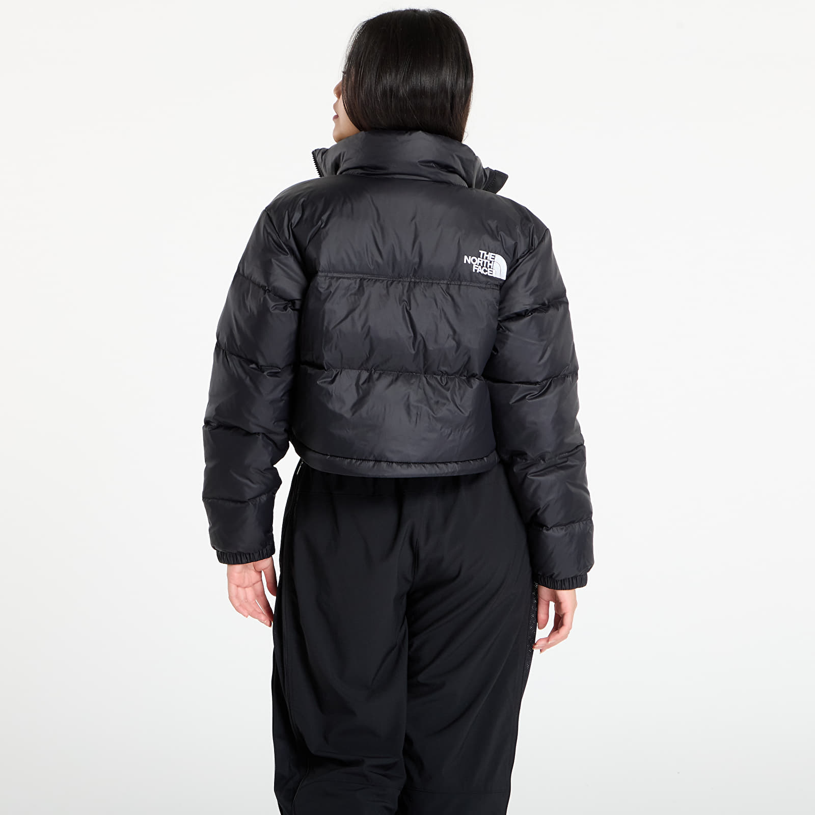 Γυναικεία down τζάκετ The North Face W Nuptse Short Jacket TNF Black/ TNF Black