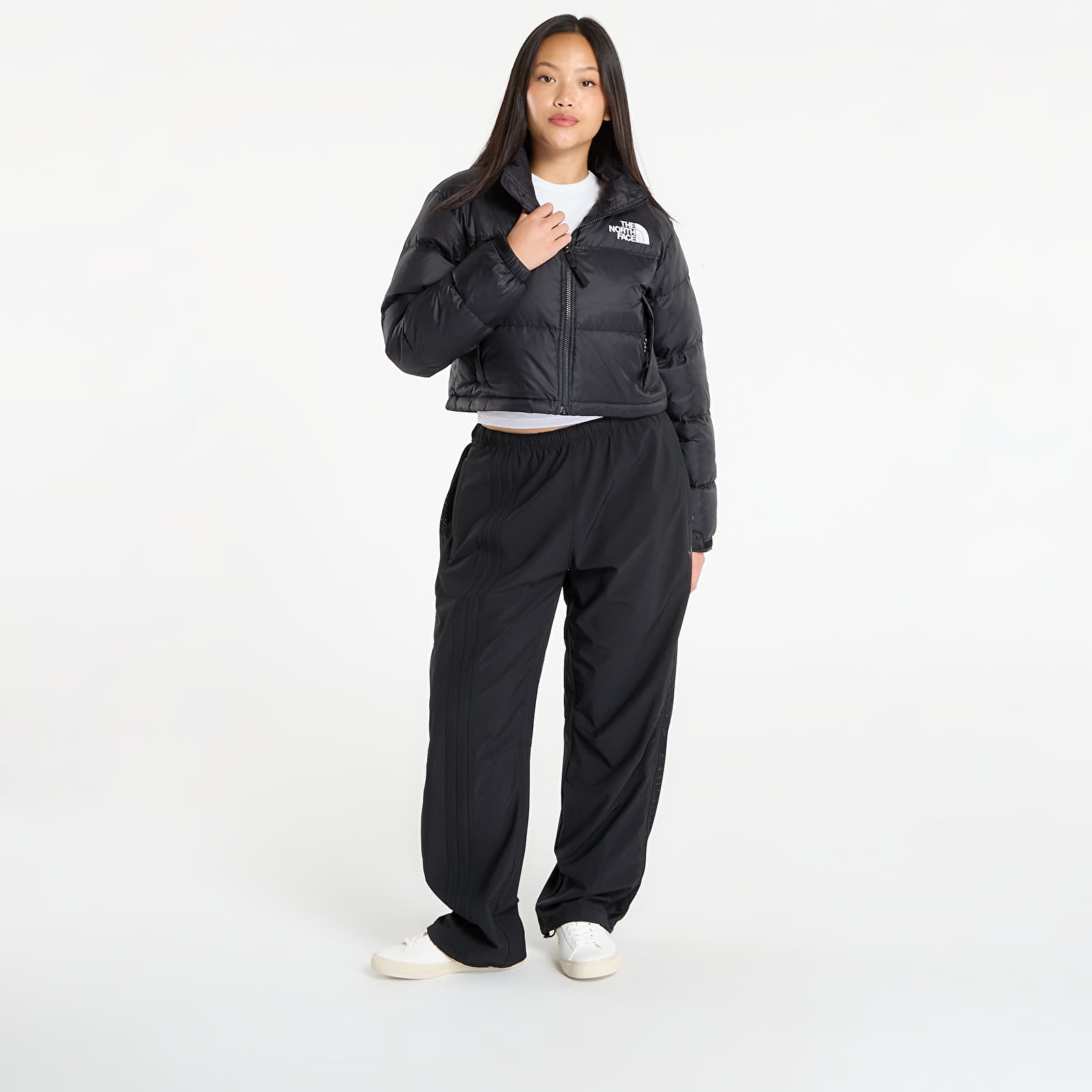 Γυναικεία down τζάκετ The North Face W Nuptse Short Jacket TNF Black/ TNF Black