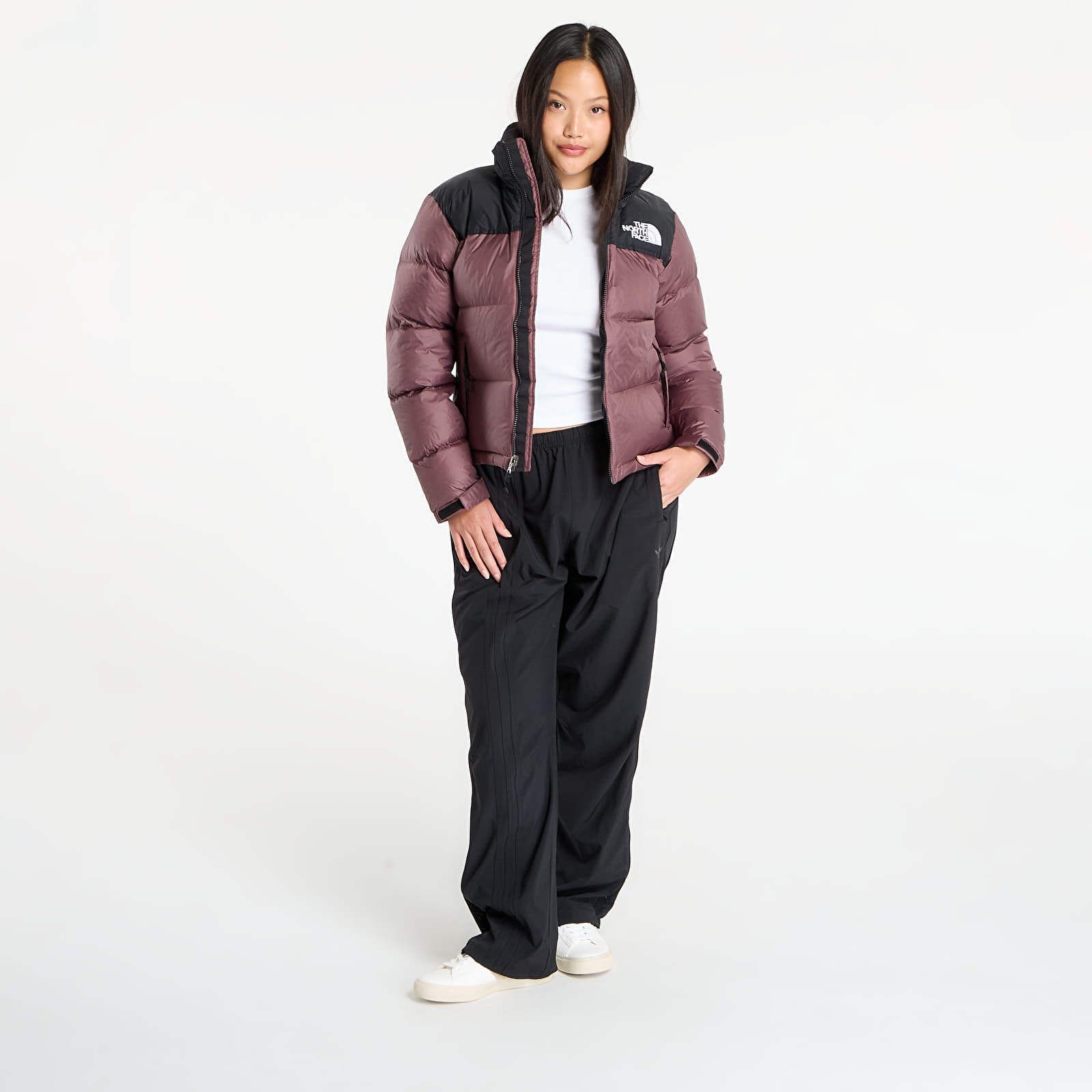 Γυναικεία down τζάκετ The North Face W 1996 Retro Nuptse Jacket Tawny Quartz/ TNF Black