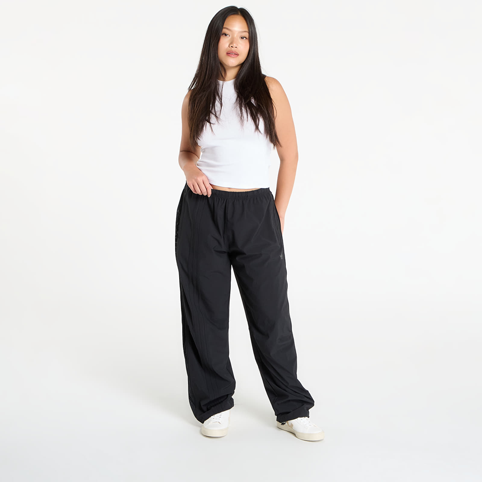 Pants adidas Side Mesh Zip Pants Black