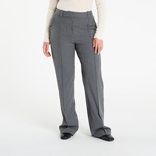 Samsøe Samsøe Salot Trousers Dark Gull Gray Pinstripe