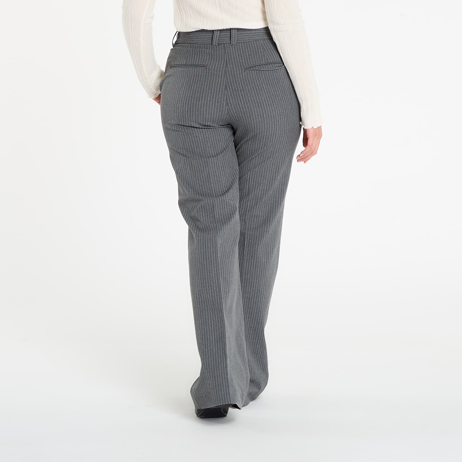 Παντελόνια Samsøe Samsøe Salot Trousers Dark Gull Gray Pinstripe