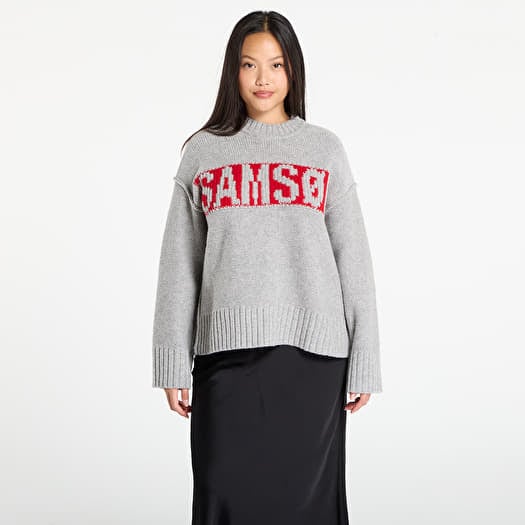Sweater Samsøe Samsøe Sakeiku Womance Sweater Grey Melange
