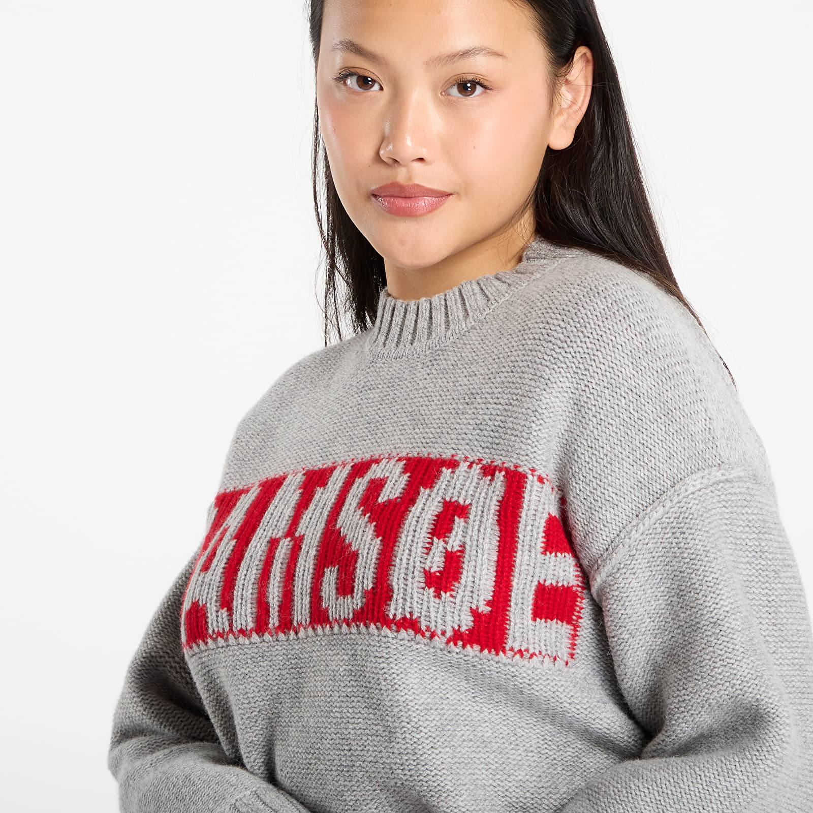 Πουλόβερ Samsøe Samsøe Sakeiku Womance Sweater Grey Melange