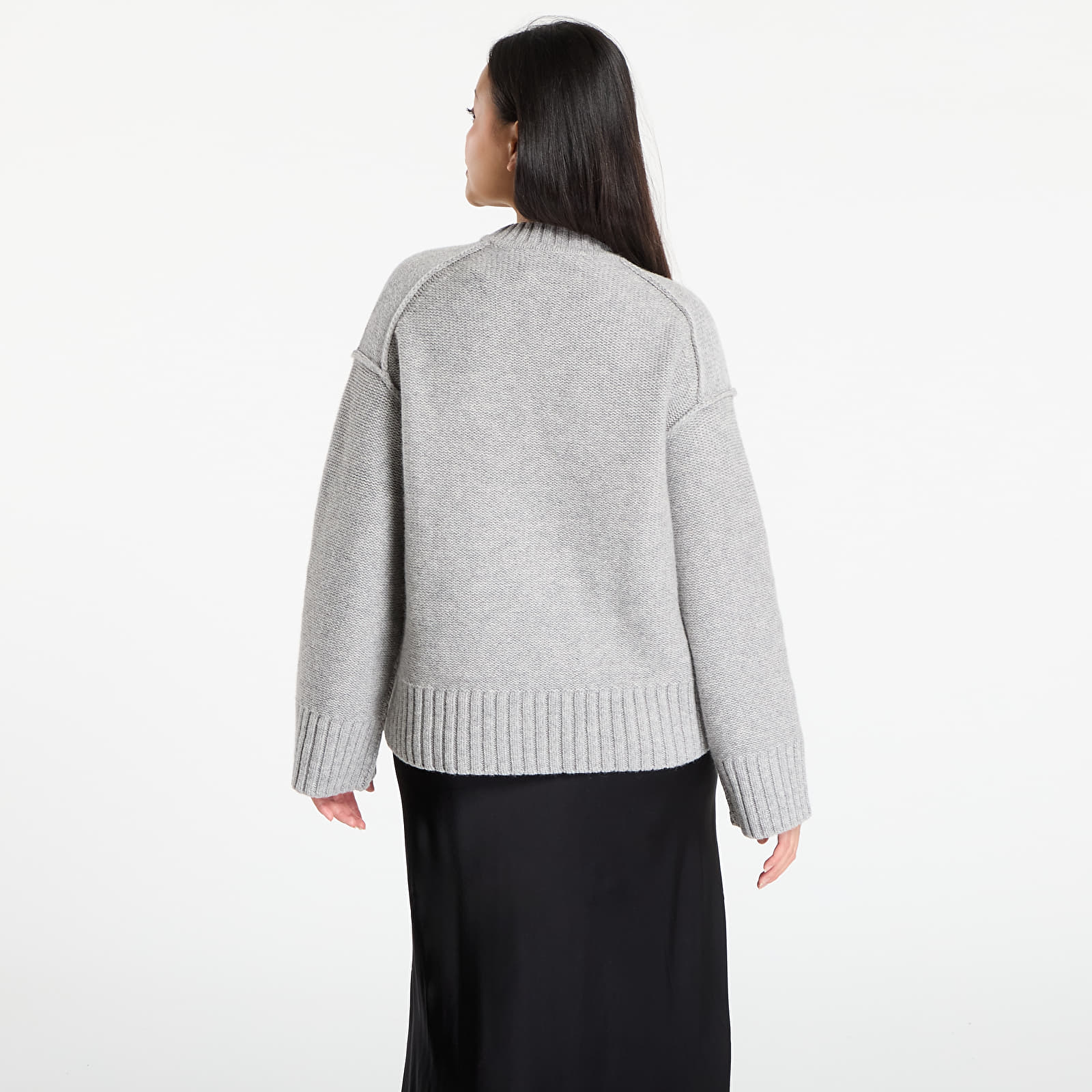 Πουλόβερ Samsøe Samsøe Sakeiku Womance Sweater Grey Melange