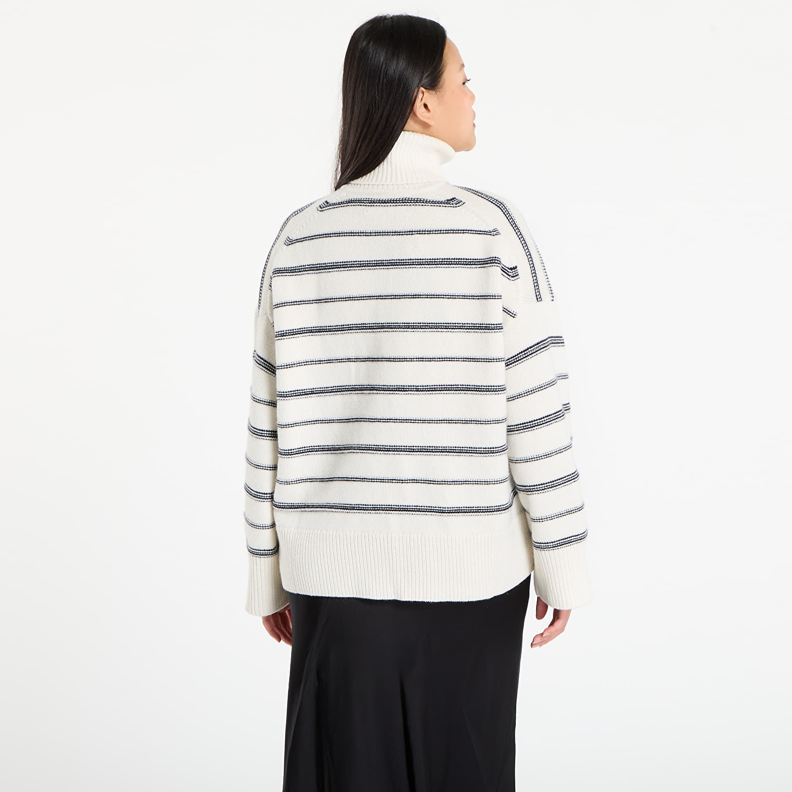Sweaters Samsøe Samsøe Sakeiku Stripe Turtleneck Clear Cream St.