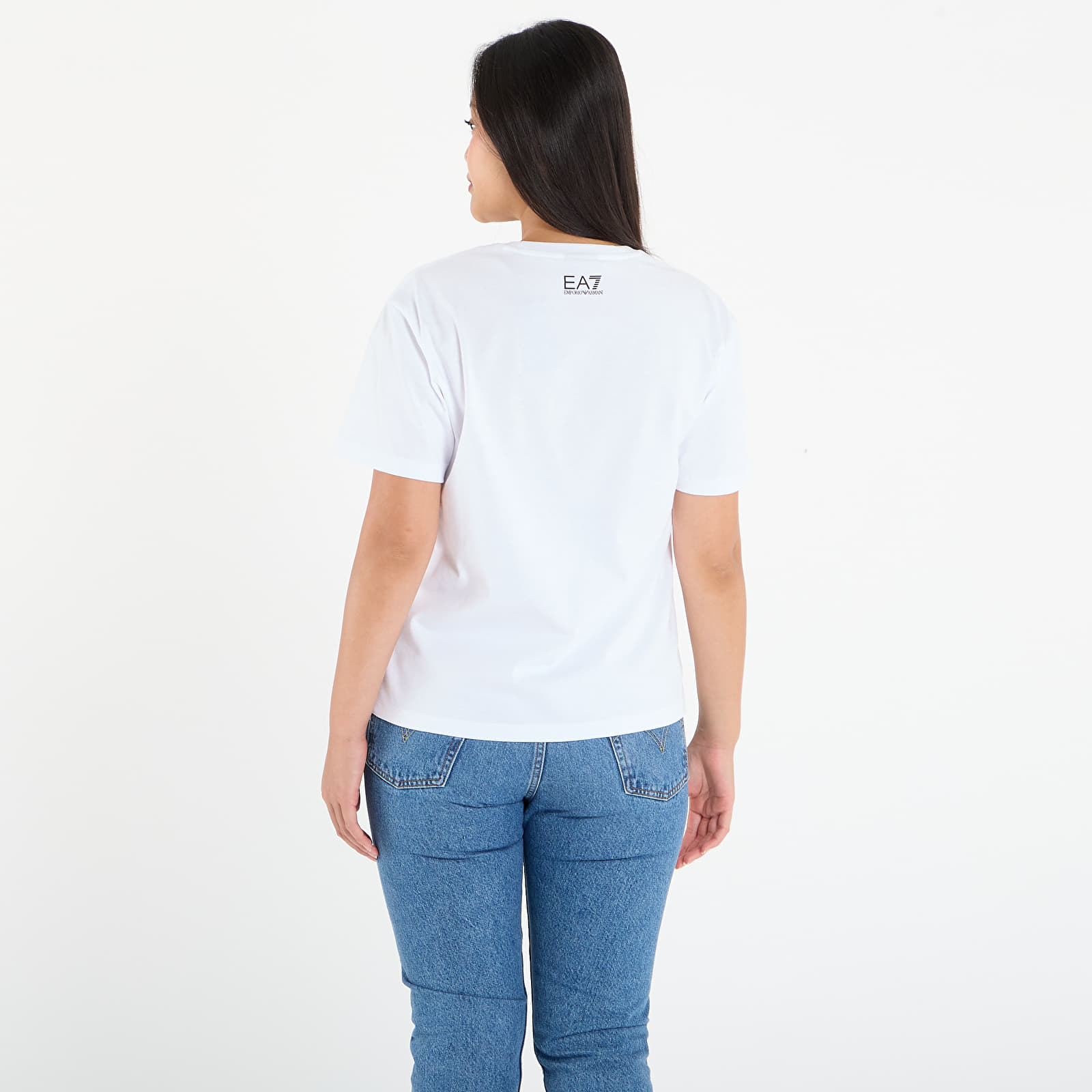 T-shirts EA7 Emporio Armani Train Logo Series W Tee Ss Ext White
