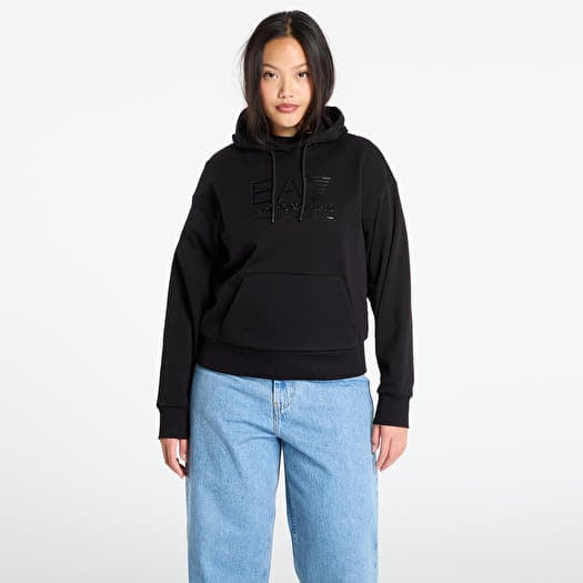Sweatshirt EA7 Emporio Armani Train Visibility W Hoodie Rn Black