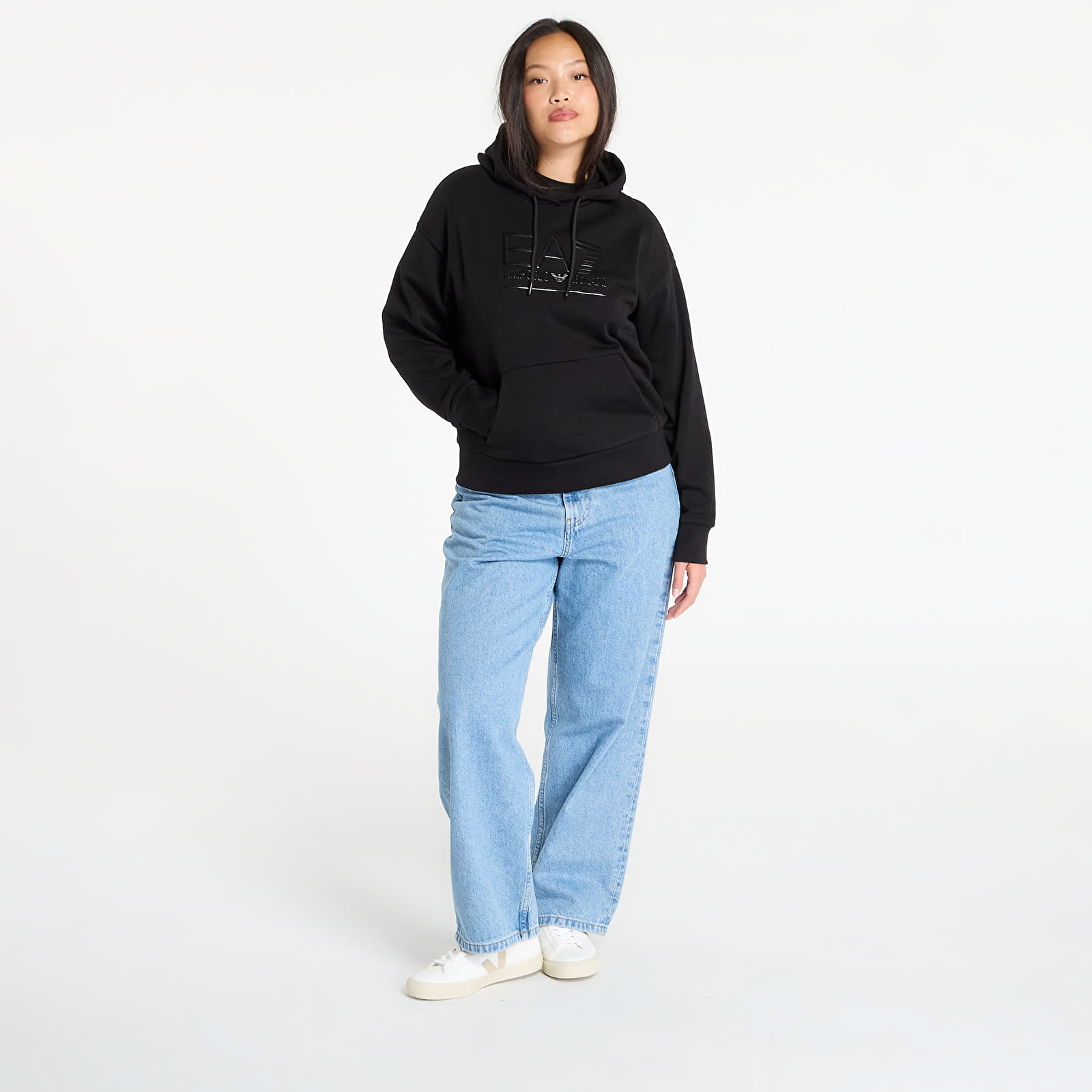 Hoodies and sweatshirts  EA7 Emporio Armani Train Visibility W Hoodie Rn Black