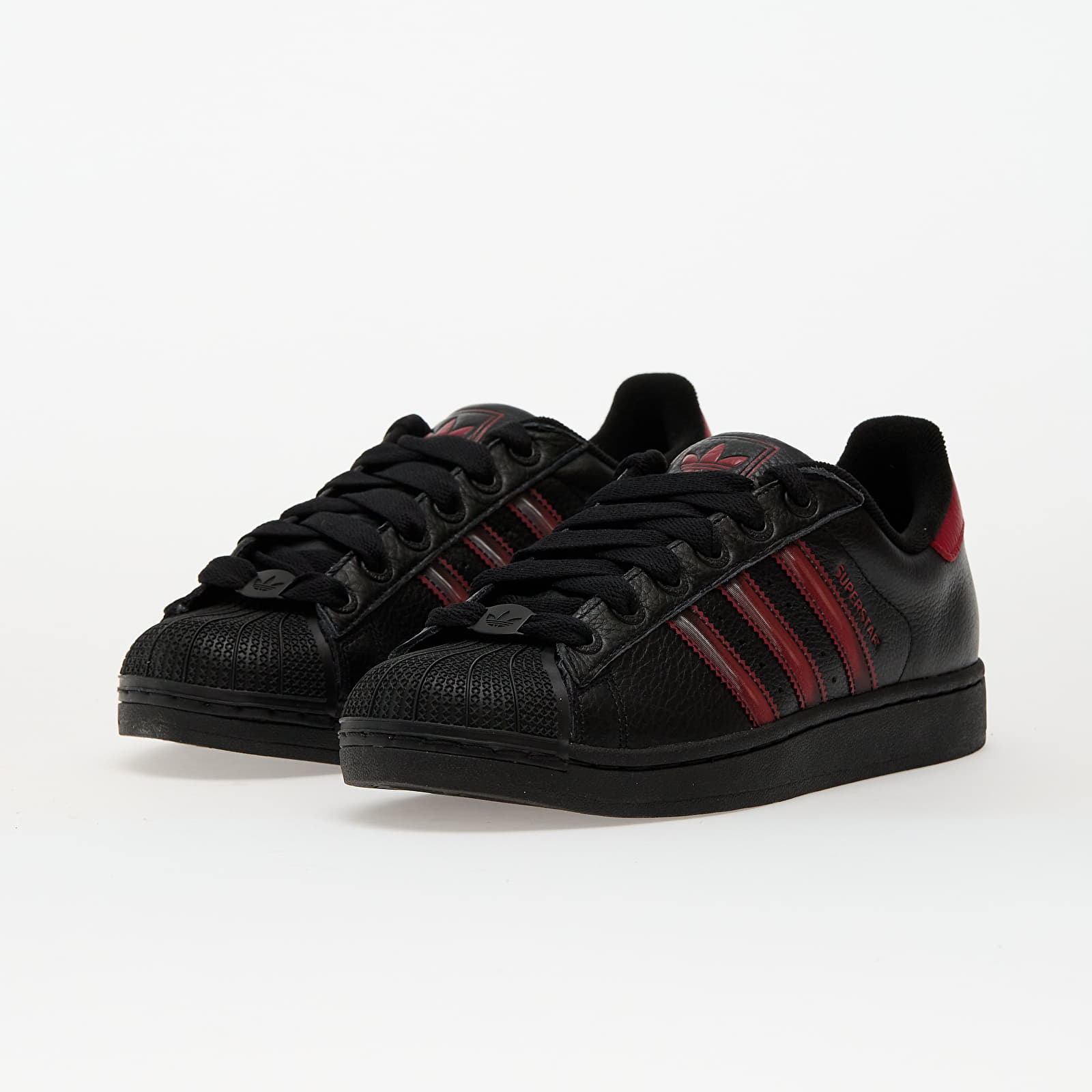 Men's sneakers and shoes adidas Superstar II Core Black/ Tmvire/ Core Black