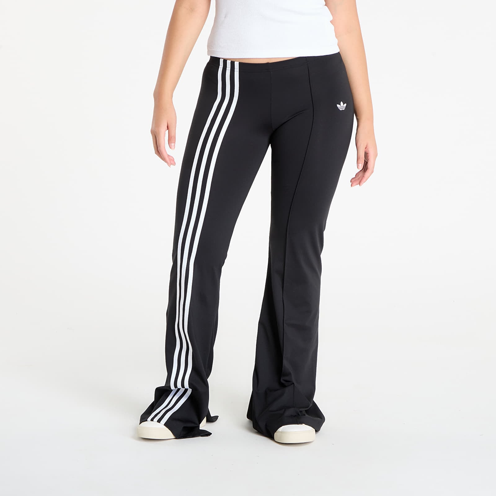 Παντελόνια adidas Ribbon Off Placed 3-Stripes Flared Joggers Black/ Black L
