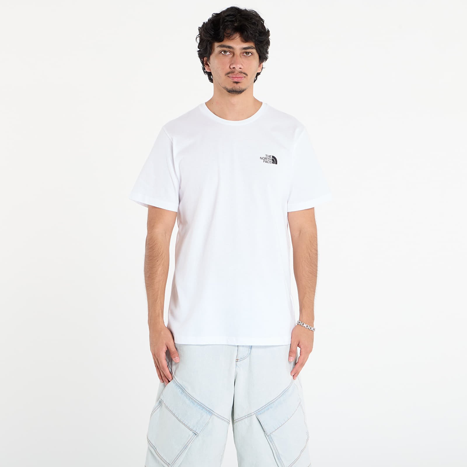 T-shirt The North Face M Mountain Sketch Ss Tee TNF White XL